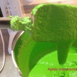 pâte à macarons après le macaronnage