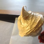 Aspect de la meringue sur le fouet
