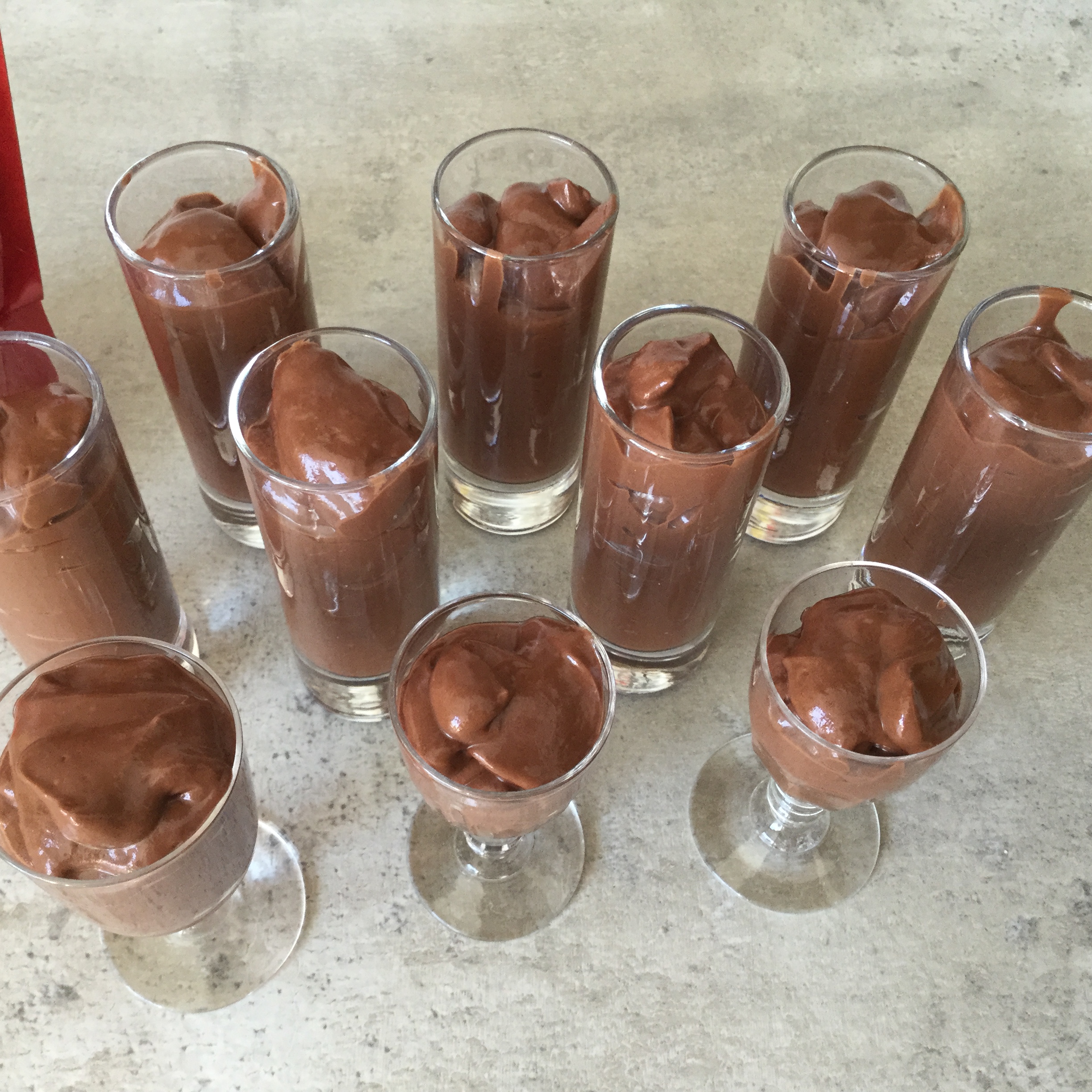 Mousse au chocolat cru sans oeufs