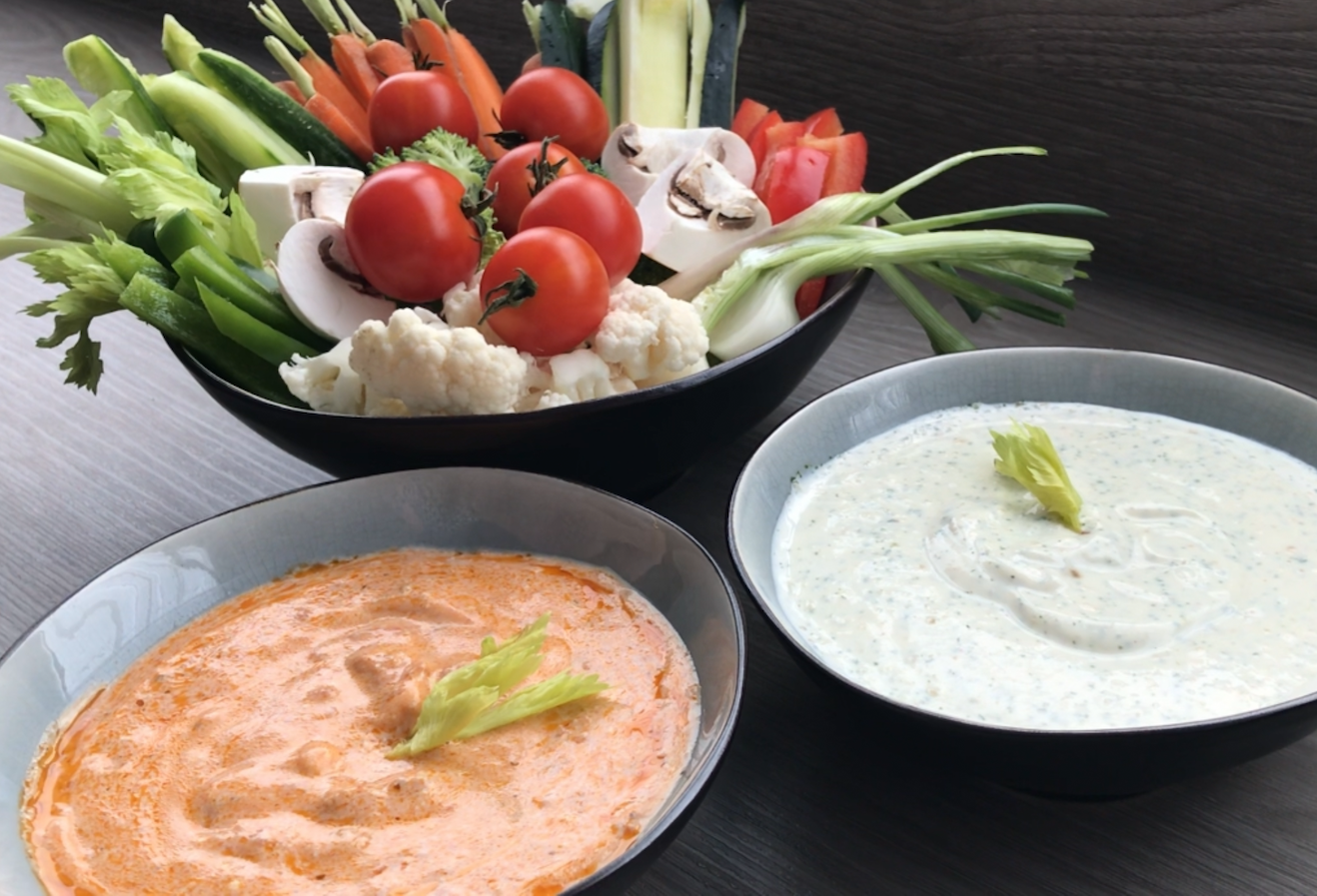 Dips de crudités sauces Végé | Le blog de Mimagusta