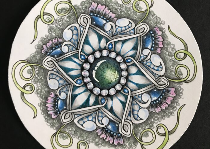 Art inspiré du Zentangle